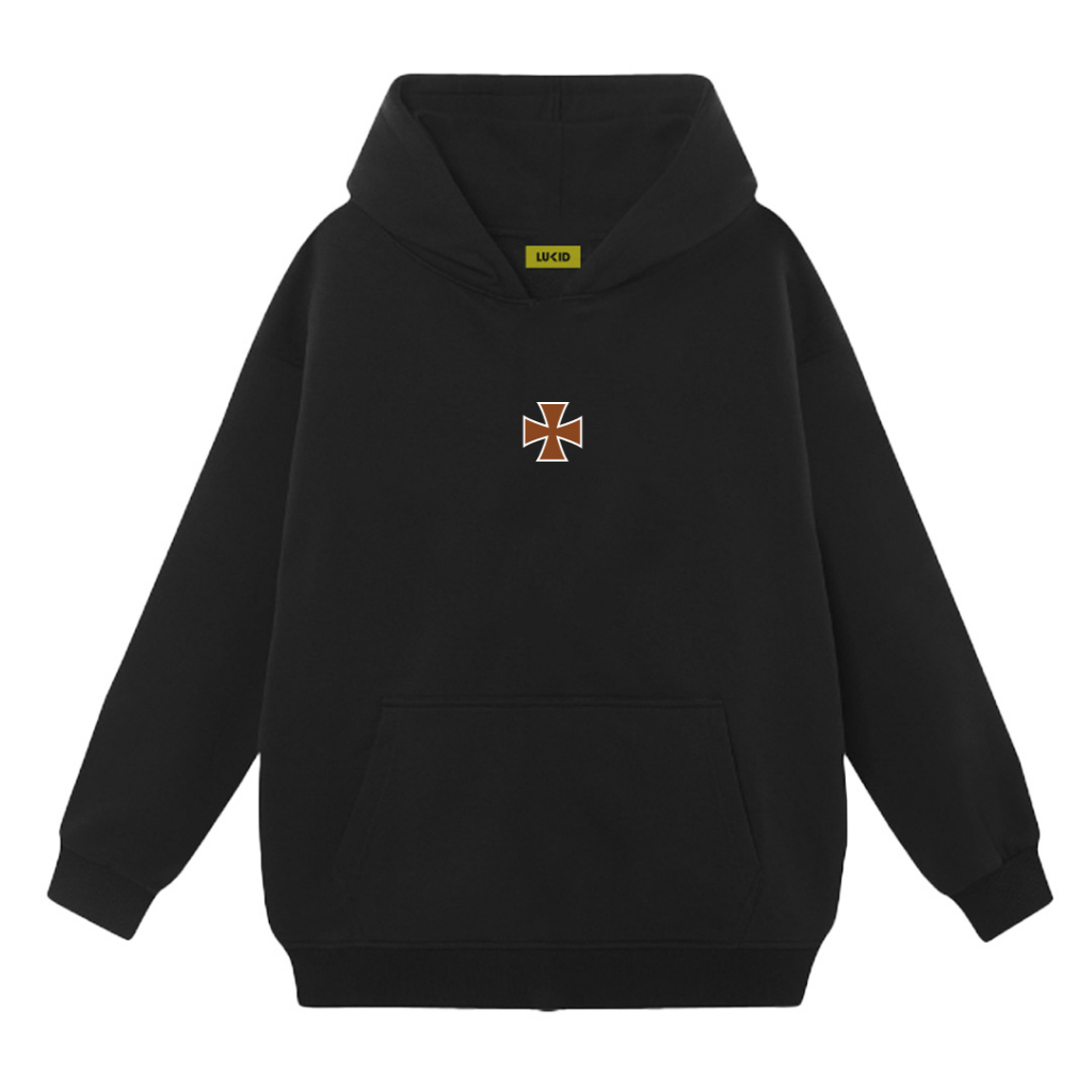 Áo Hoodie Local Brand Unisex LUCID Thánh Giá Nam Nữ Nỉ Bông Mũ 2 Lớp