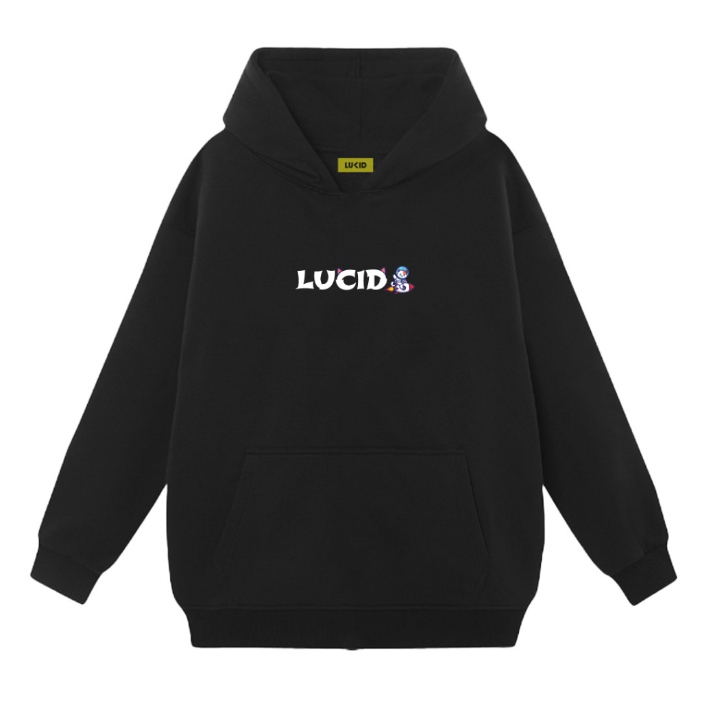 Áo Hoodie Local Brand Unisex LUCID Meo Nam Nữ Nỉ Bông Mũ 2 Lớp