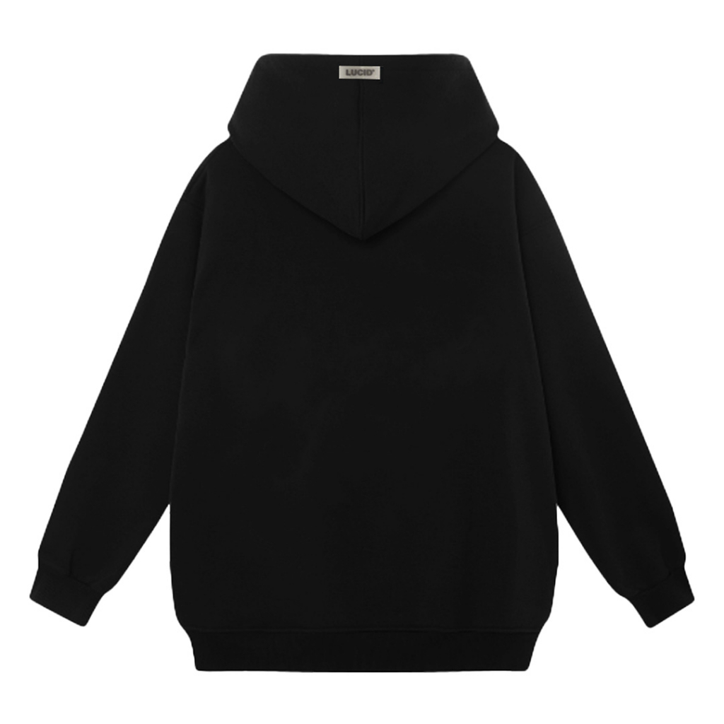 Áo Hoodie Local Brand Unisex LUCID Basic Nam Nữ Nỉ Bông Mũ 2 Lớp