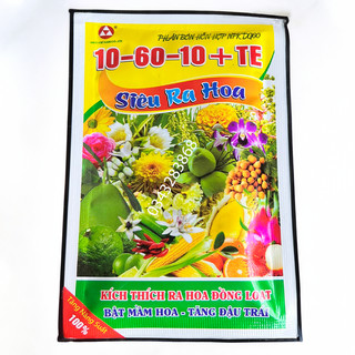 Phân bón kích ra hoa tạo mầm hoa to bông mập nụ