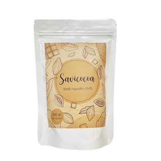 Bột cacao nguyên chất savi cocoa 200g
