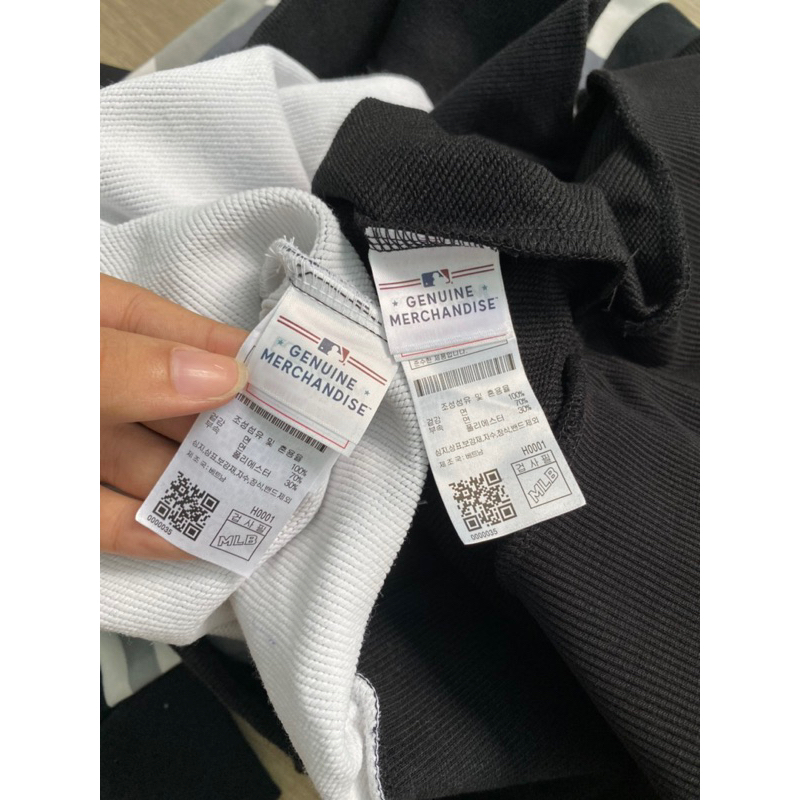 Áo Nỉ M.L.B Đen Logo NY Hàng Dư Xịn Unisex Dễ Phối Đồ