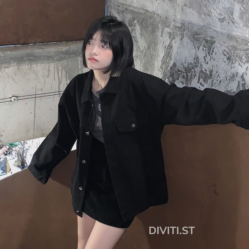 Áo khoác jean college