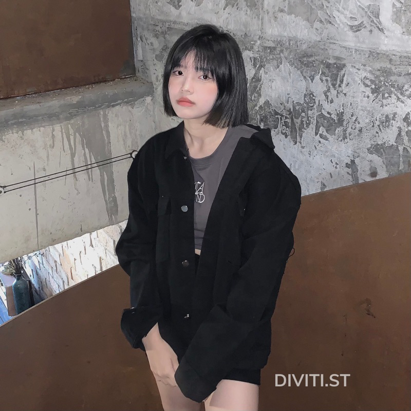 Áo khoác jean college