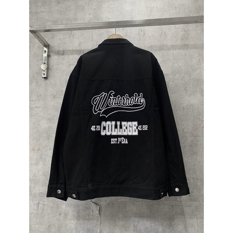 Áo khoác jean college