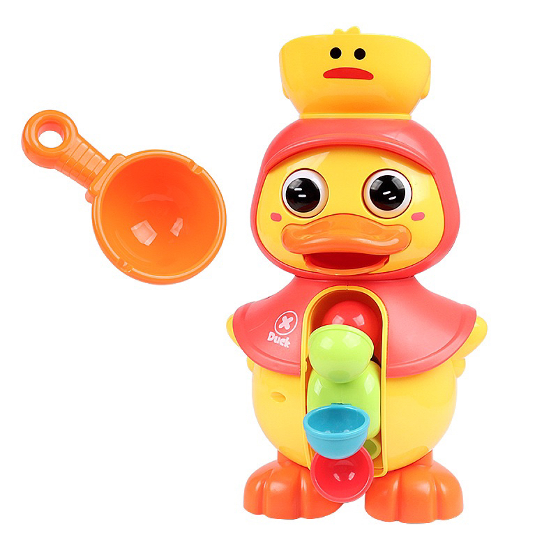 Đồ Chơi Vịt Bánh Xe Nước - Đồ Chơi Nhà Tắm Vui Nhộn Cho Bé LAHAKIDS