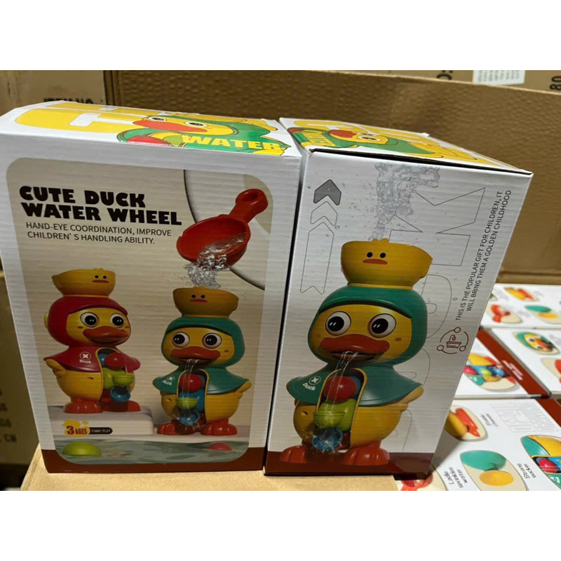 Đồ Chơi Vịt Bánh Xe Nước - Đồ Chơi Nhà Tắm Vui Nhộn Cho Bé LAHAKIDS
