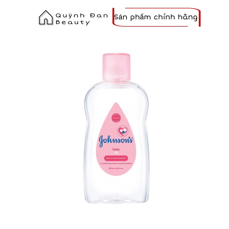 Dầu mát xa dưỡng ẩm Johnson's baby oil pink 200ml