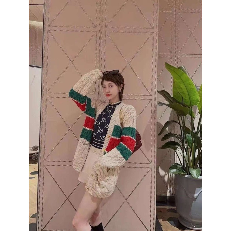 Áo Khoác Cardigan Gucci, Áo Len Cardigan Đan Sợi Dây Thừng Hàng Quảng Châu Loại 1 Cao Cấp 2023 From rộng Hàn Quốc | BigBuy360 - bigbuy360.vn