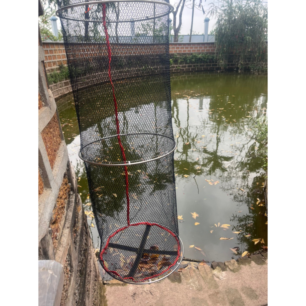 Rọng đựng cá Song Ngư vành kim loại siêu bền