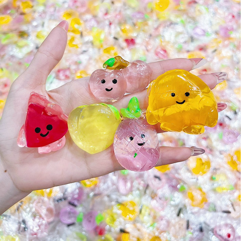 Mochi Thú Trong Suốt Cute Nhiều Mẫu, Đồ Chơi Bóp Tay Giảm Stress Cho Bé