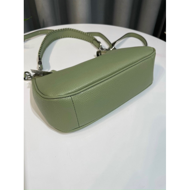 Túi Coach Teri Shoulder bag màu xanh bơ