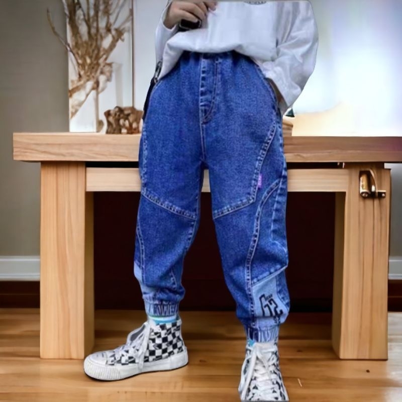 Quần jean dài bé trai sz 18_55kg ,quần bò dài bé đi học đi chơi chất mềm co giãn