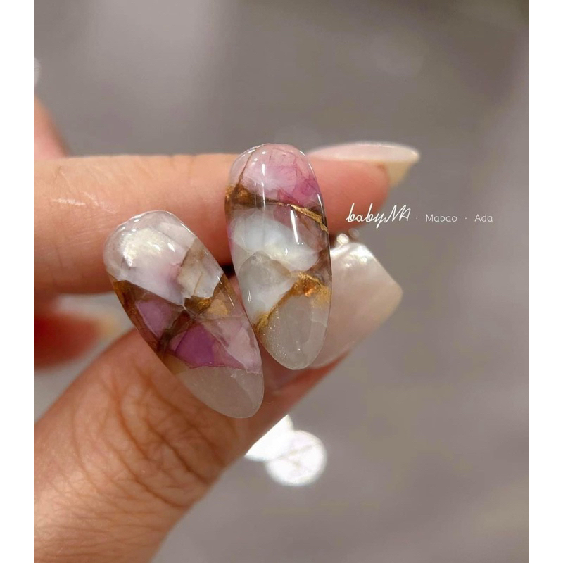 Móng bẻ tròn làm vân đá Cao cấp