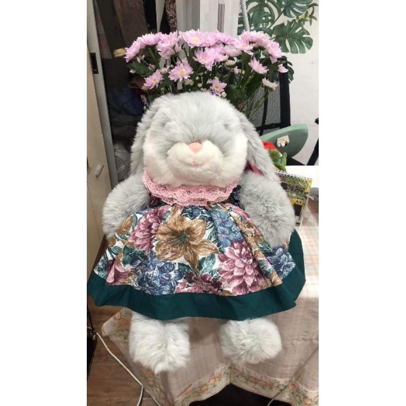 Thỏ bông vintage, hàng hiếm , siêu đẹp, cao 80cm