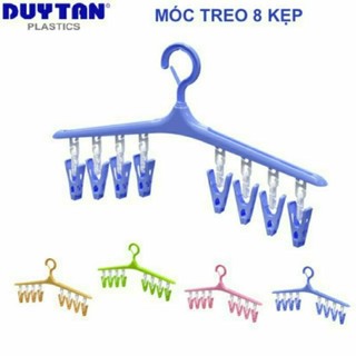 Móc treo quần áo gồm 8 kẹp nhỏ Duy Tân