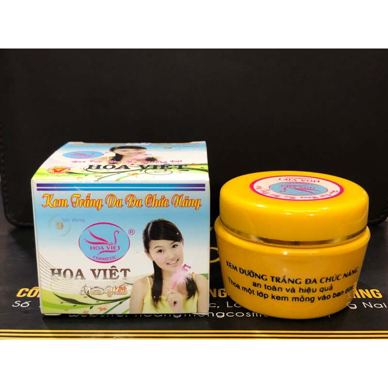 Kem New White Hoa Việt 9 tác động trắng da đa chức năng 12g