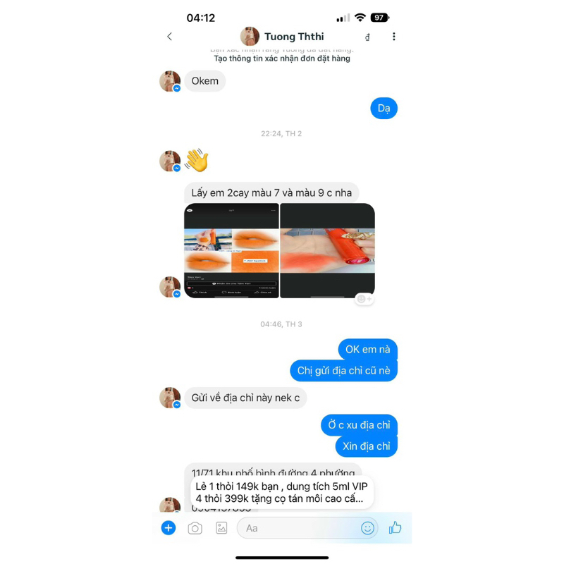 Cam vàng son TÂM chính hãng shop Tặng màu top trend nhất ưu điểm son lì không chì bền màu 12h