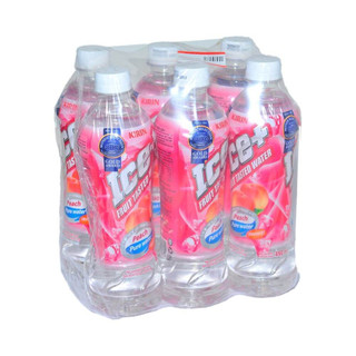 1 lốc 6 chai ice đào x 490ml