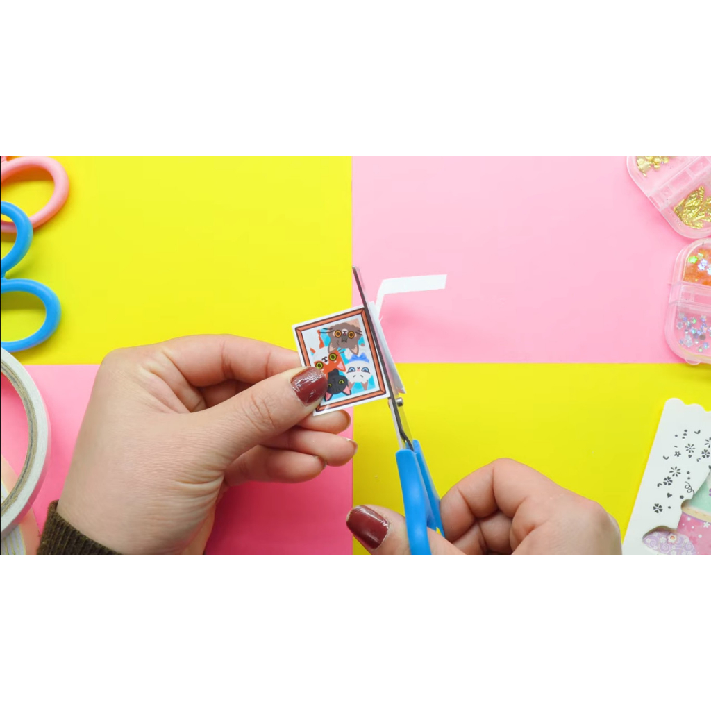 ĐỒ CHƠI NGÔI NHÀ BÚP BÊ GIẤY CẮT THỦ CÔNG DIY - Ngôi nhà của bé Chocolate House In Quiet Book.