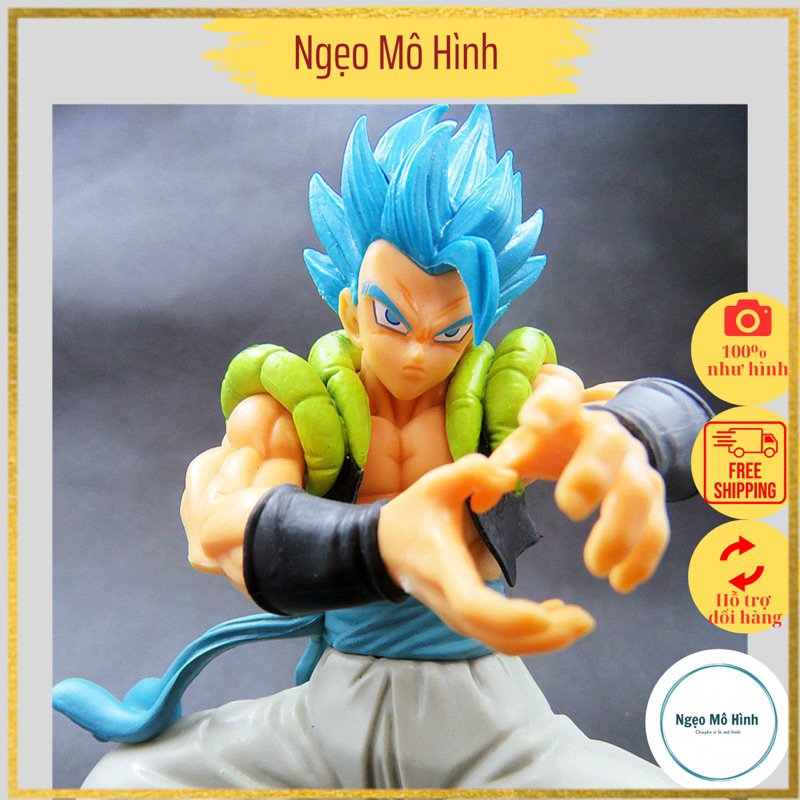 Mô hình DragonBall Songoku Gogeta Blue cao 17cm hàng cao cấp cực đẹp full box Mô hình 7 viên ngọc rồng siêu nét
