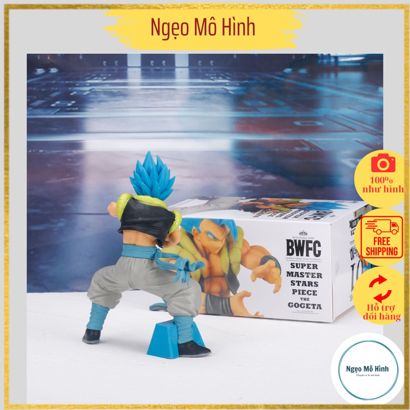 Mô hình DragonBall Songoku Gogeta Blue cao 17cm hàng cao cấp cực đẹp full box Mô hình 7 viên ngọc rồng siêu nét