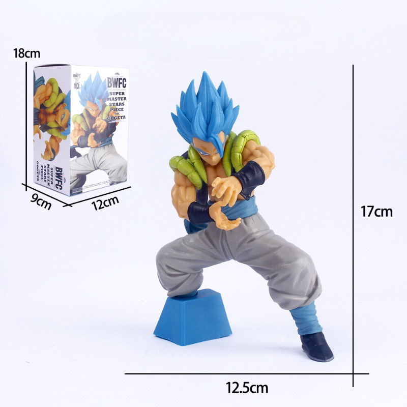 Mô hình DragonBall Songoku Gogeta Blue cao 17cm hàng cao cấp cực đẹp full box Mô hình 7 viên ngọc rồng siêu nét
