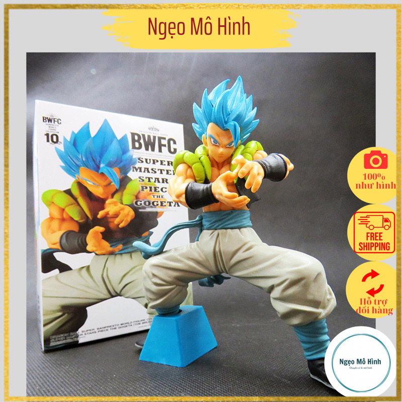 Mô hình DragonBall Songoku Gogeta Blue cao 17cm hàng cao cấp cực đẹp full box Mô hình 7 viên ngọc rồng siêu nét