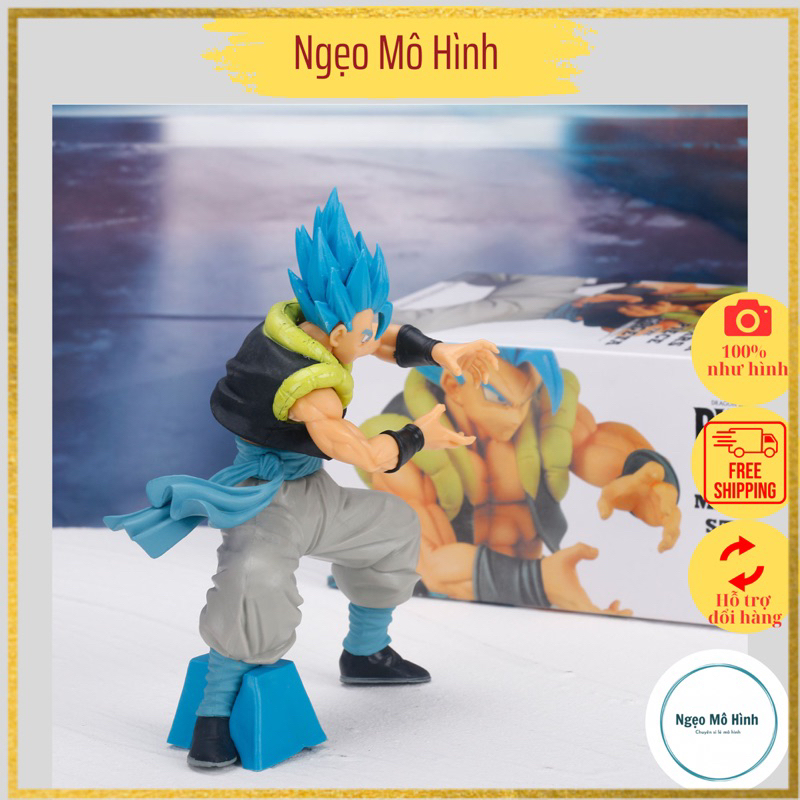 Mô hình DragonBall Songoku Gogeta Blue cao 17cm hàng cao cấp cực đẹp full box Mô hình 7 viên ngọc rồng siêu nét