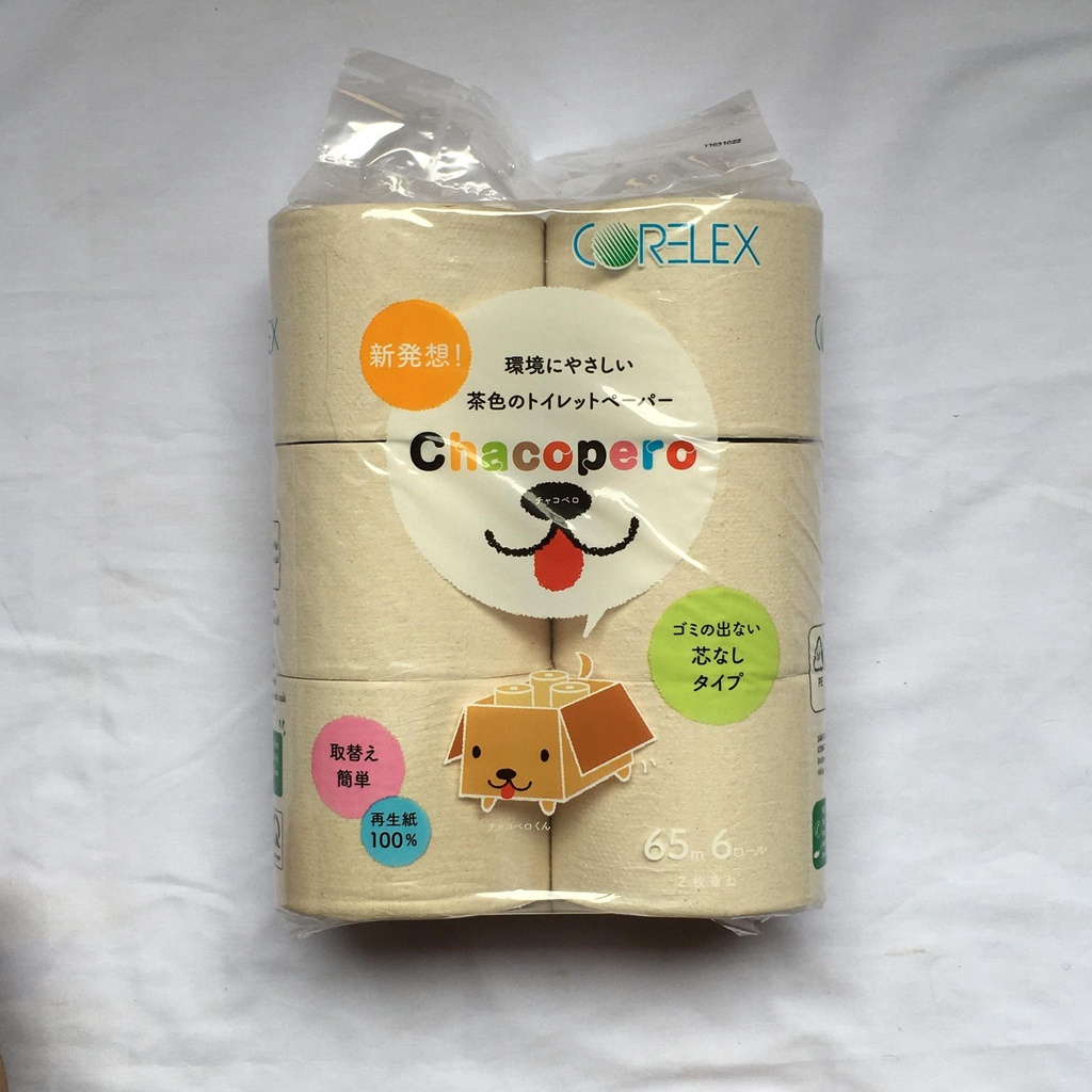 Giấy Vệ Sinh Corelex Chacopero - Eco Không Lõi Lốc 6 Cuộn