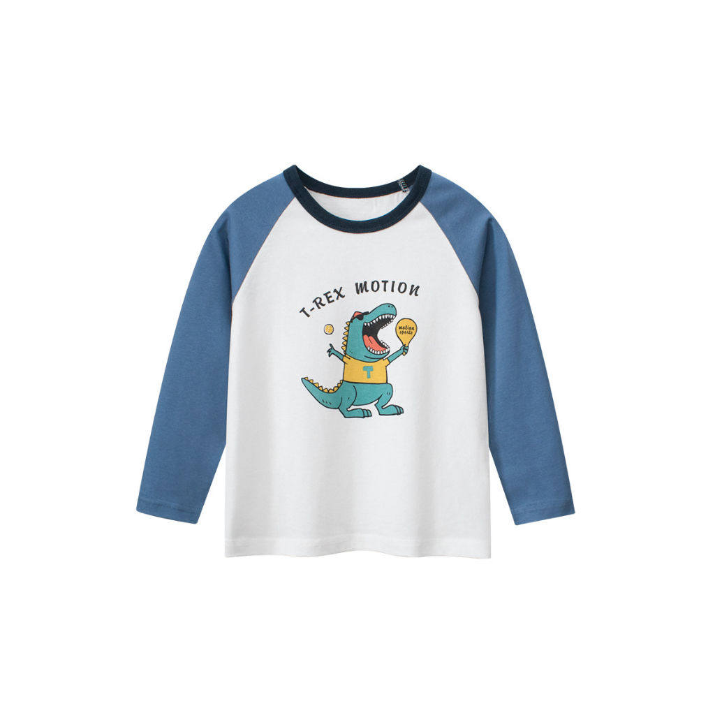 Áo dài tay bé trai Quảng Châu Áo cotton trẻ em kunkid