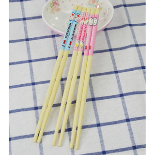 Đũa tre ăn dặm cho bé hình Hello Kitty / Doraemon