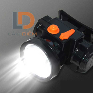 Đèn đội đầu siêu sáng nhỏ gọn loại tốt cầm pin có kèm sạc và thun đeo