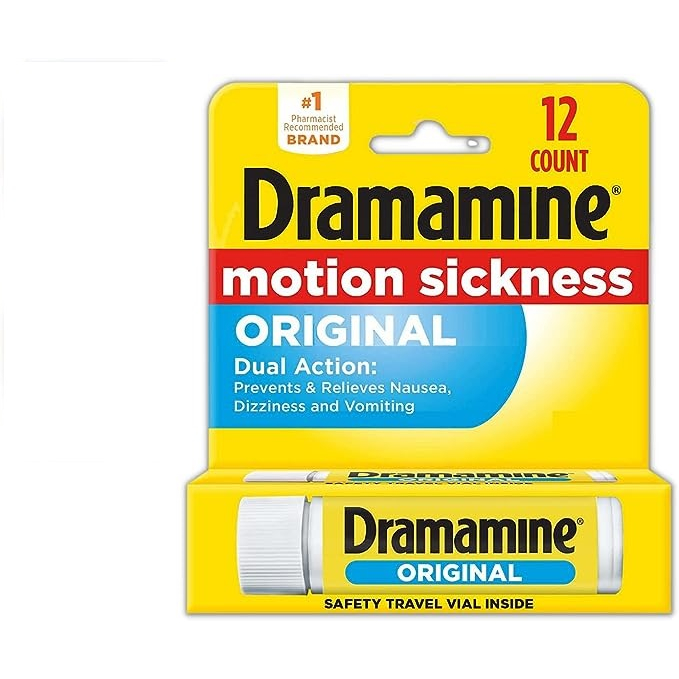 Viên hỗ trợ chống say tàu xe Dramamine của Mỹ