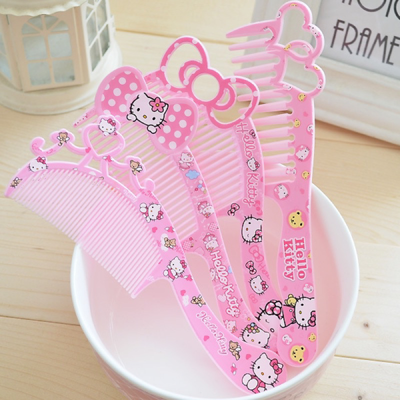 Lược chải tóc cho bé hình hello kitty
