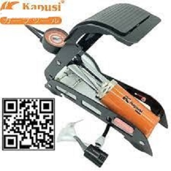 BƠM XE ĐẠP CHÂN 1 ỐNG PITONG 160CC. ÁP 160PSI 11.4 CÂN HƠI. KAPUSI K-3037