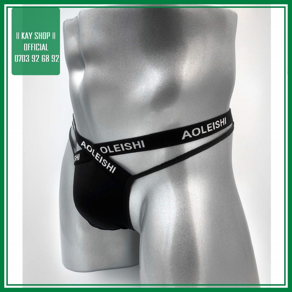 Quần lót lọt khe sexy dây AOLEISHI thun lạnh dành cho nam khoe mông - Quần sịp nam T THONG gợi cảm