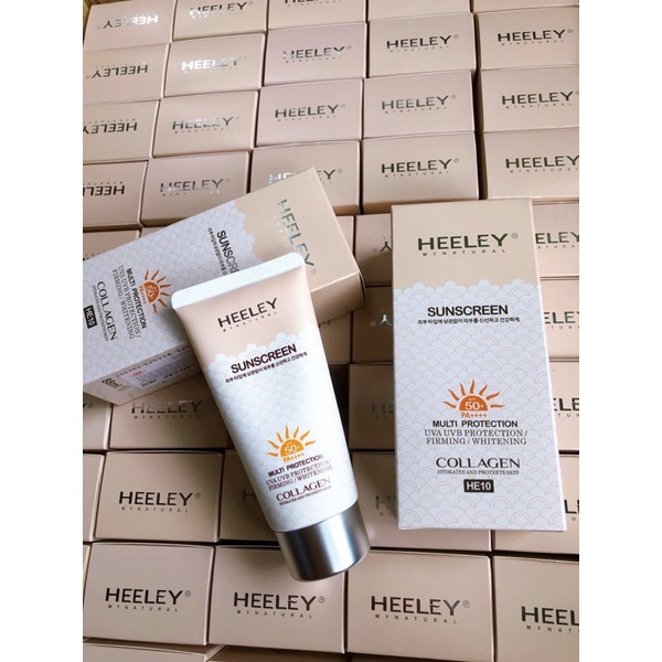 Kem Chống Nắng Heeley Collagen Sunscreen 88ml Chống Nắng Mạnh Mẽ Làm Dịu Da Nhạy Cảm
