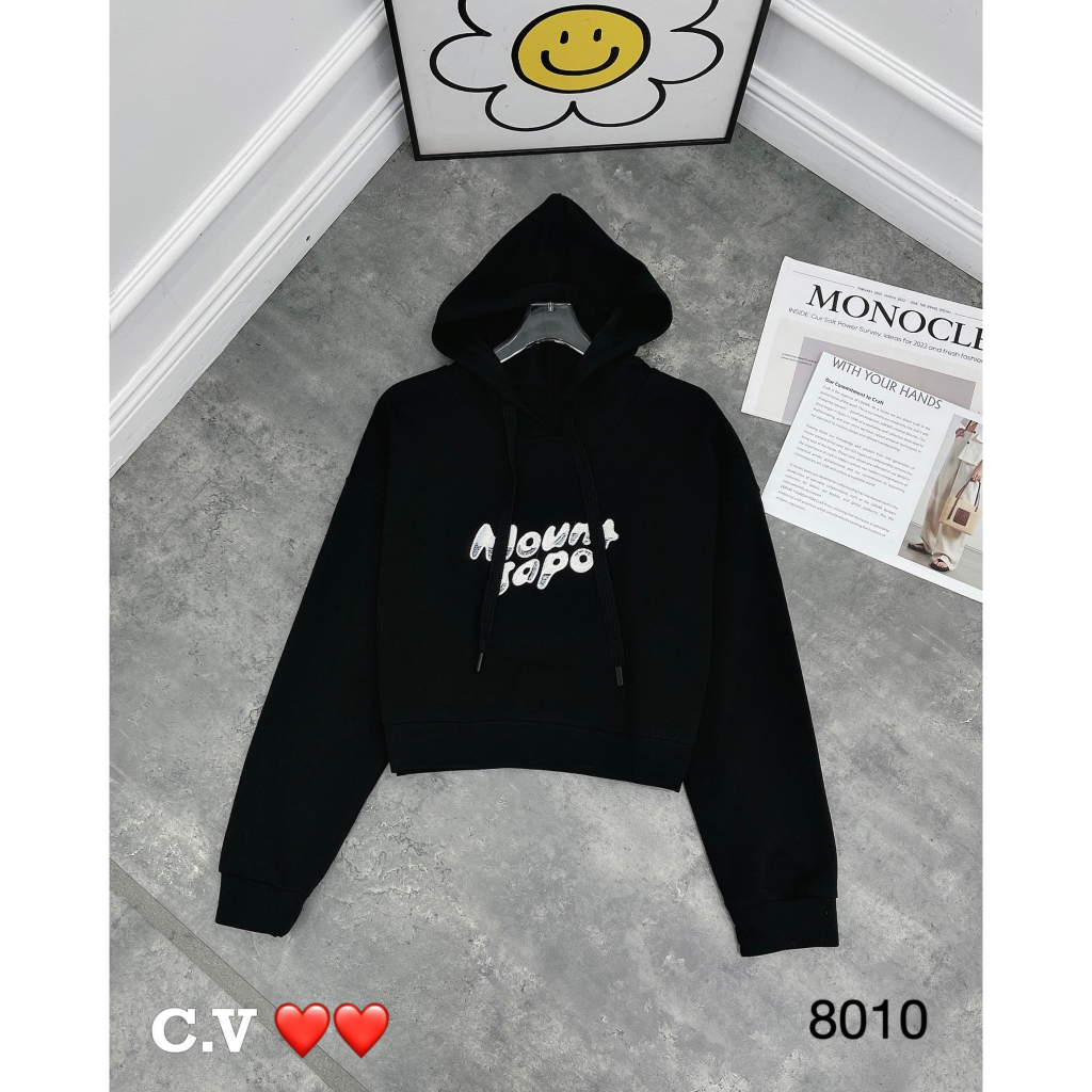 Áo hoodie crotop hàng QCL1