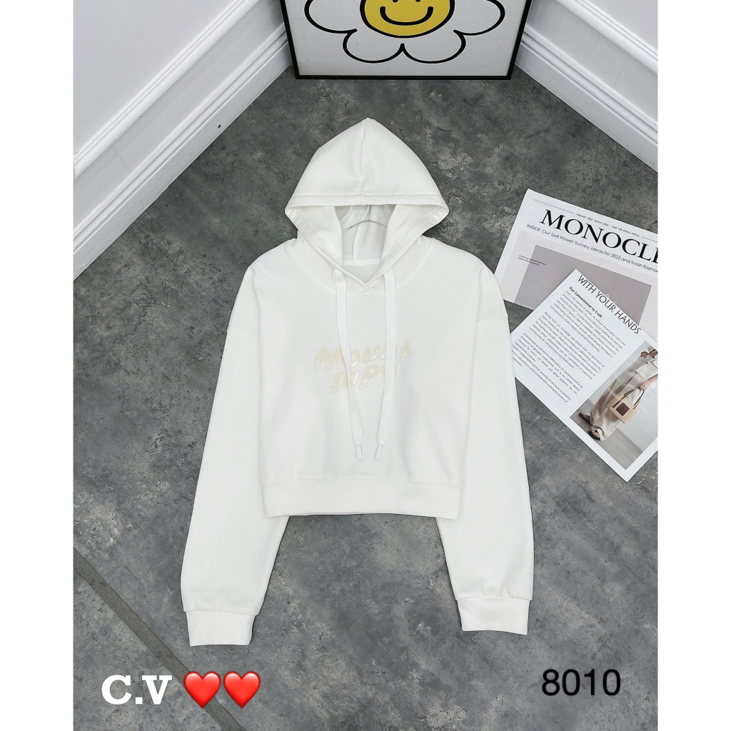Áo hoodie crotop hàng QCL1