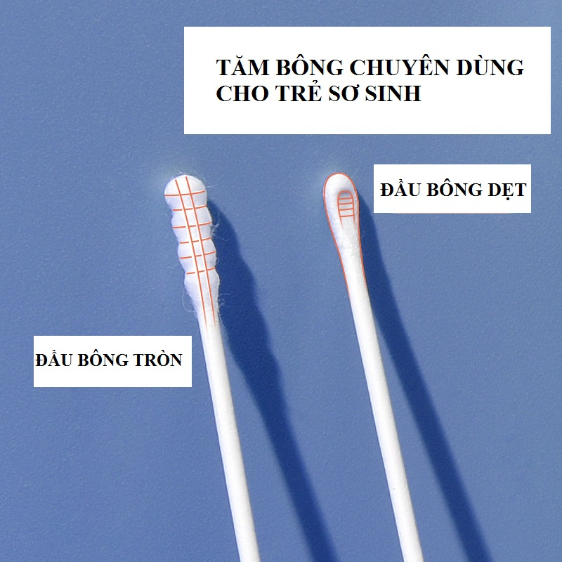 Tăm Bông Sơ Sinh Cho Bé