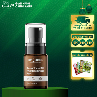 Serum b5 drceutics cấp ẩm và phục hồi da dexpanthenol 10% + centella extract + ha 30ml