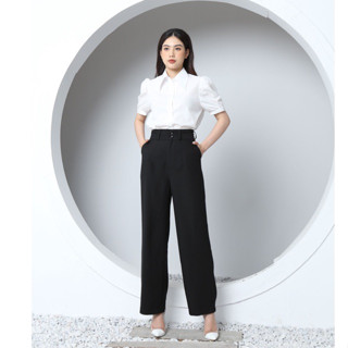  Quần Ống Suông Cạp Cao Vải Chéo CT Jeans Mềm Mát Không Nhăn Siêu Tôn Dáng CP89 CT JEANS 