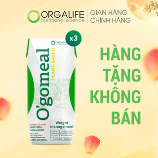 Ogomeal Thực Vật kiểm soát cân nặng Lốc 3 hộp 250ml