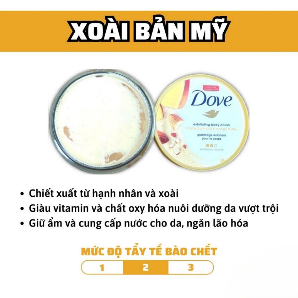 Tẩy Tế Bào Chết Body Dove Exfoliating Body Polish 298g