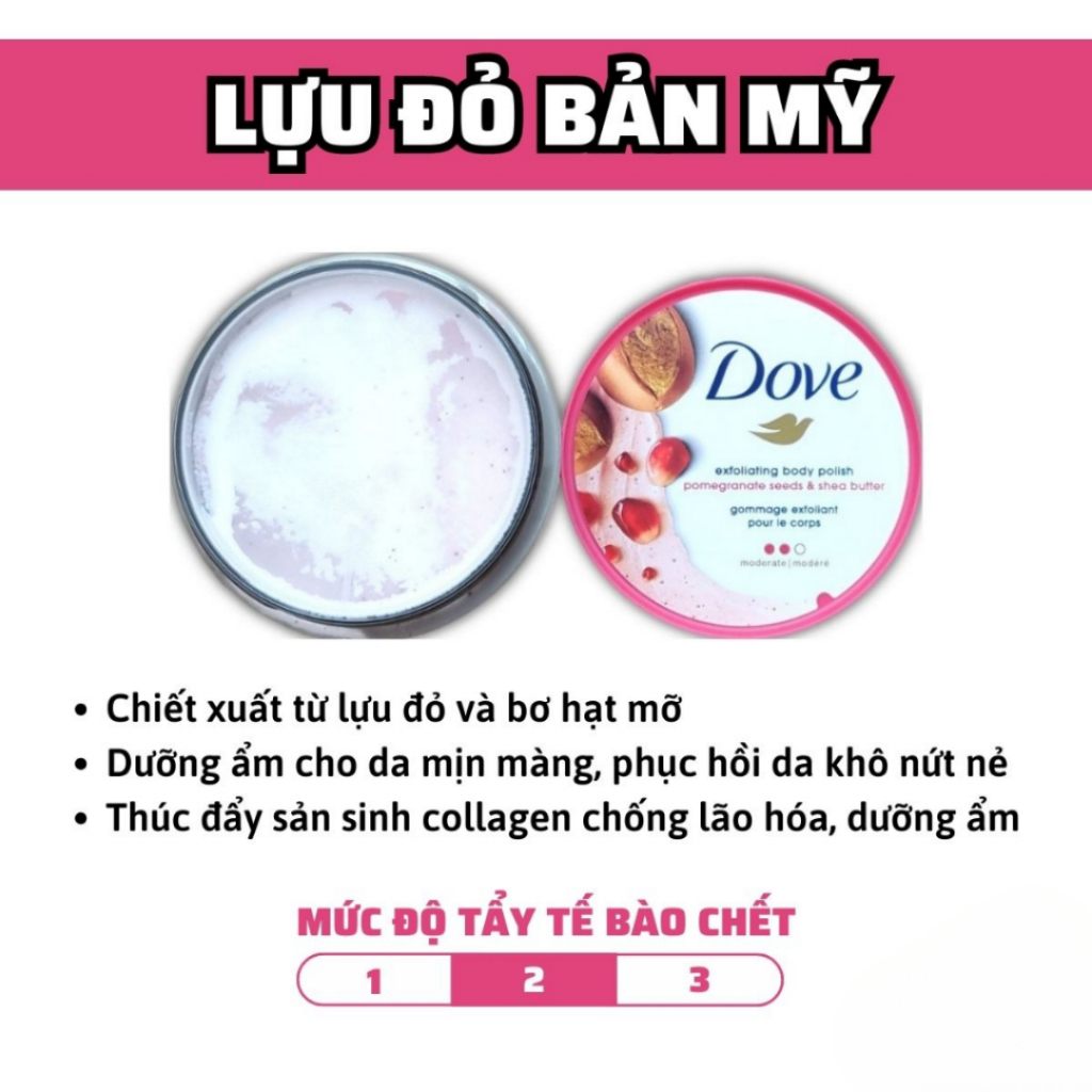 Tẩy Tế Bào Chết Body Dove Exfoliating Body Polish 298g