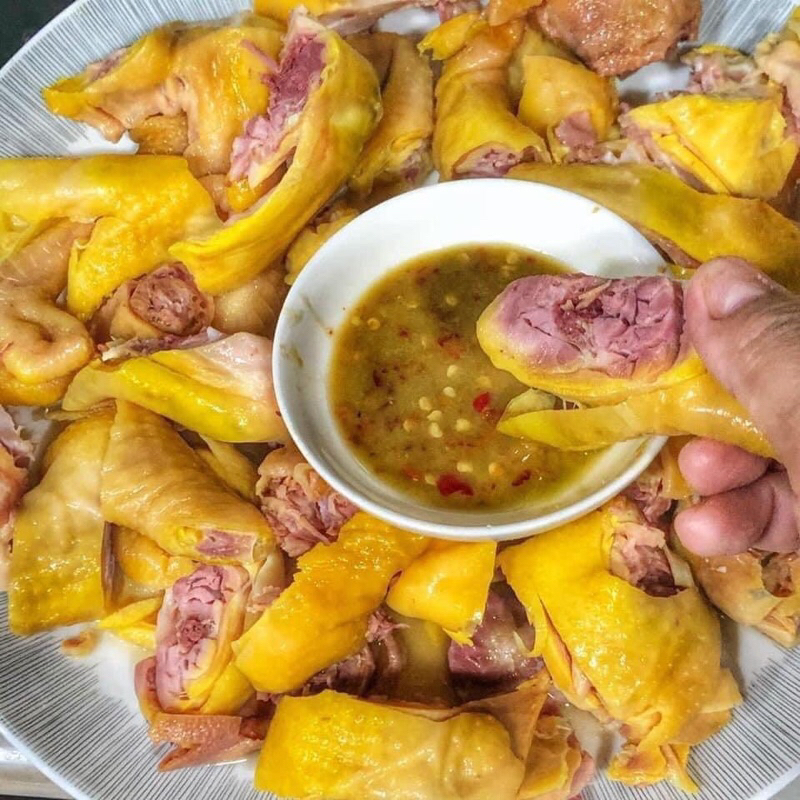 GÀ TA Ủ MUỐI NGUYÊN CON