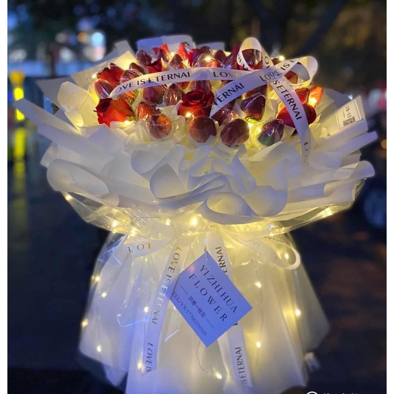 Dây đèn nháy 1m trang trí giỏ quà,đèn led