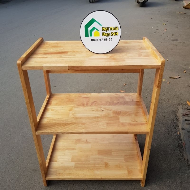 Kệ Vi Sóng Gỗ Tự Nhiên - Siêu Bền Đẹp