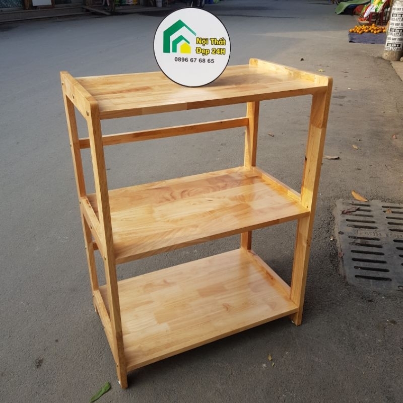 Kệ Vi Sóng Gỗ Tự Nhiên - Siêu Bền Đẹp